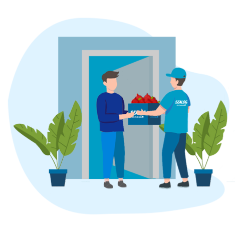 Customer Receives Orders