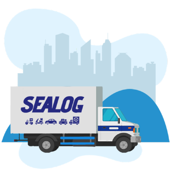 Driver Delivering Package to The Destination Address